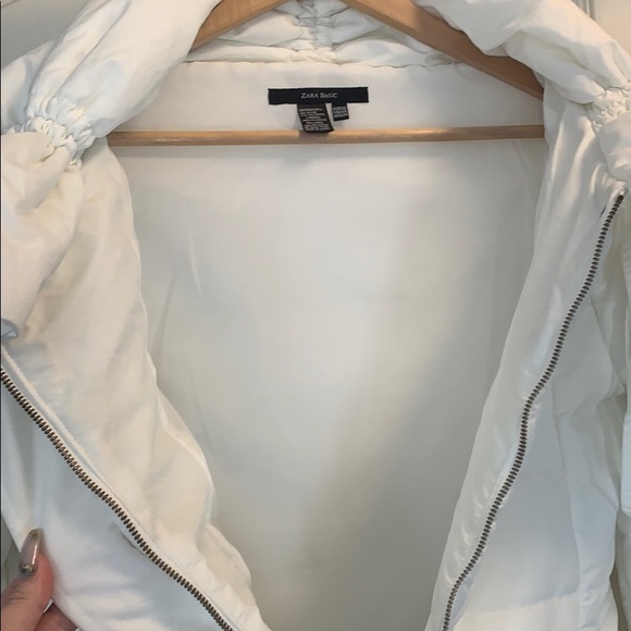 Zara Basic white Jacket - Picture 6 of 7